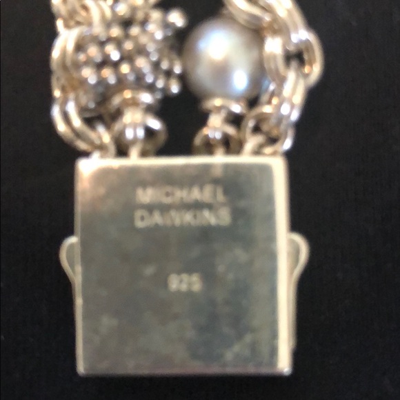 Michael Dawkins silver and pearl bracelet 7.5 “ - Picture 3 of 3